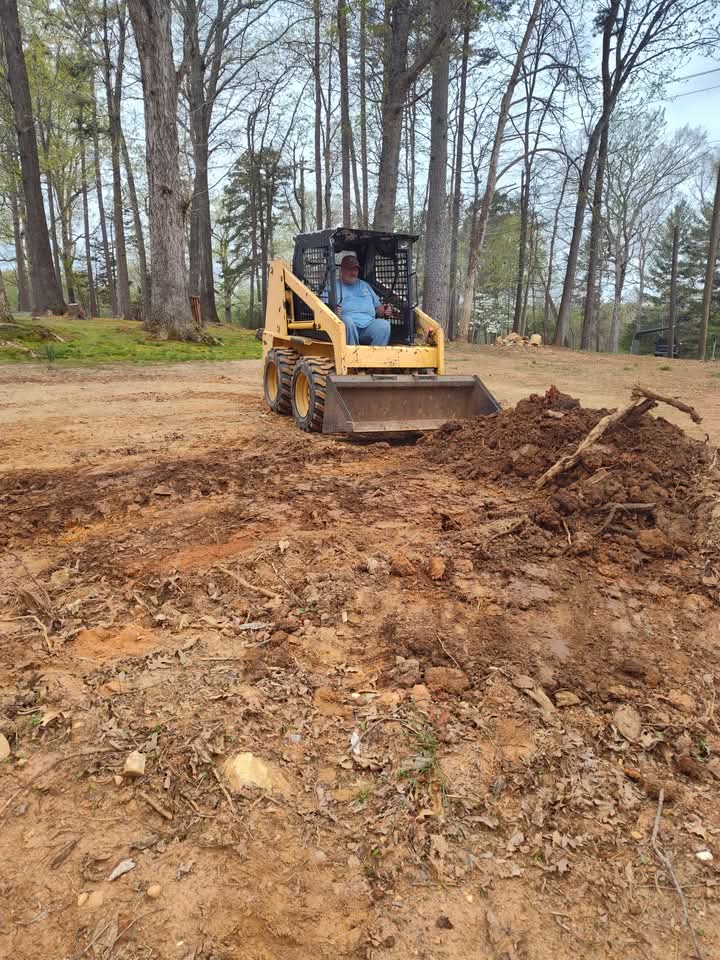 Excavation for fence
