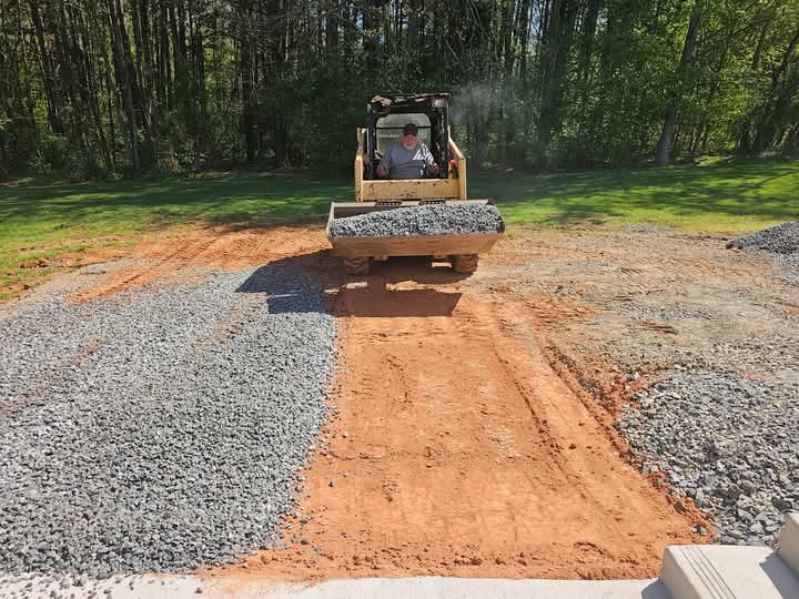 Moving gravel