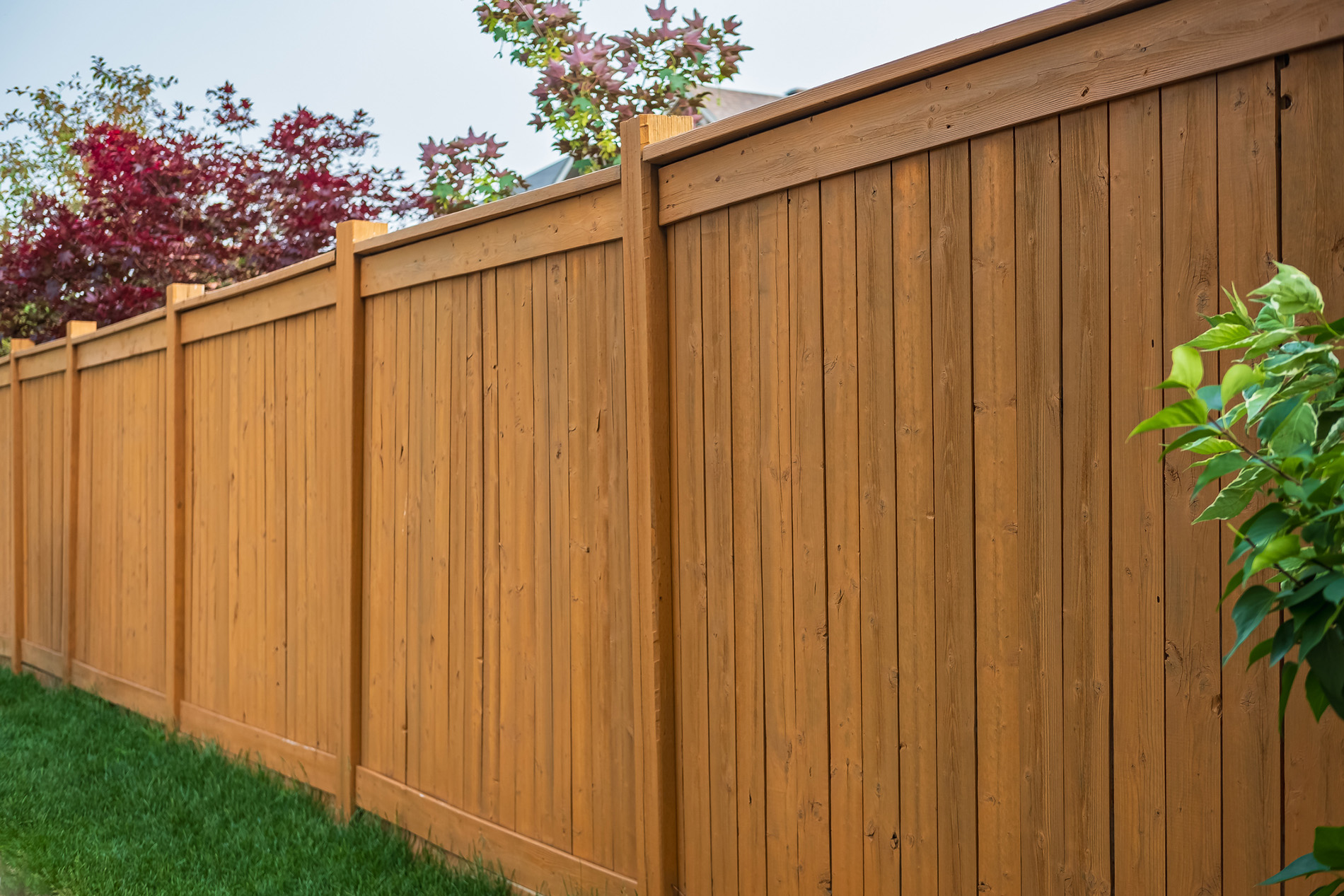 Nice wooden fence around home-1655886340 Nice wooden fence around home