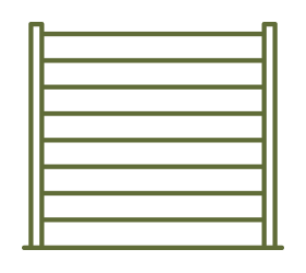 Vinyl Fence Icon